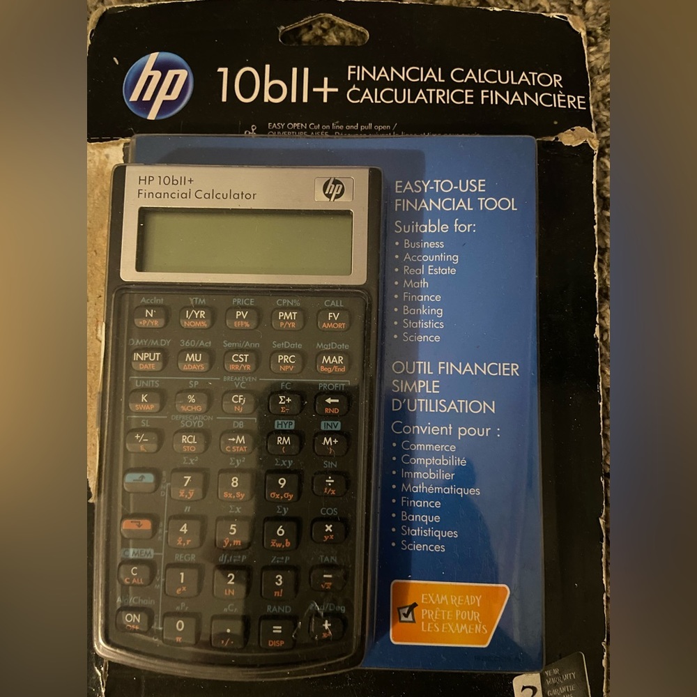 HP 10bII+ Financial Calculator